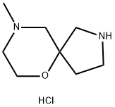 9-甲基-6-氧杂-2,9-二氮杂螺[4.5]癸烷二盐酸盐结构式