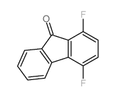 1,4-difluorofluoren-9-one结构式