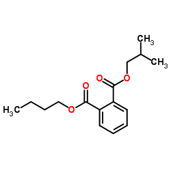 邻苯二甲酸-1-丁酯-2-异丁酯结构式