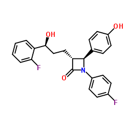 Ezetimibe Fluoro Isomer Structure