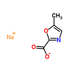 Sodium 5-methyloxazole-2-carboxylate Structure