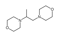 4-(1-morpholin-4-ylpropan-2-yl)morpholine结构式