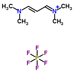 1,3-Bis(dimethylamino)triMethinium hexafluorophosphate Structure
