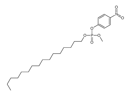 hexadecyl methyl (4-nitrophenyl) phosphate结构式