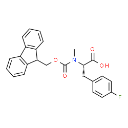Fmoc-N-Me-L-Phe(4-F)-OH structure