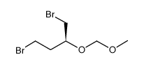 (1S)-3-溴-1-(溴甲基)丙基甲氧基甲醚结构式