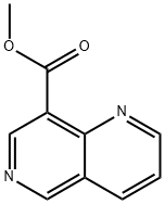 1,6-萘啶-8-羧酸甲酯结构式