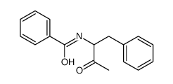 N-(3-oxo-1-phenylbutan-2-yl)benzamide结构式