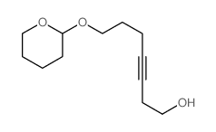 7-(oxan-2-yloxy)hept-3-yn-1-ol结构式