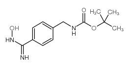 N-[[4-[(羟基氨基)亚氨基甲基]苯基]甲基]氨基甲酸1,1-二甲基乙酯结构式