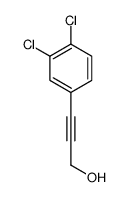 3-(3,4-二氯苯基)-2-丙炔-1-醇结构式