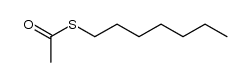 1-acetylsulfanyl-heptane Structure
