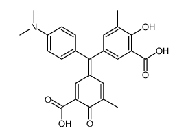5-[(3-carboxy-5-methyl-4-oxo-2,5-cyclohexadien-1-ylidene)[4-(dimethylamino)phenyl]methyl]-3-methylsalicylic acid picture