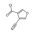 3-Furancarbonyl chloride, 4-cyano- (9CI) Structure