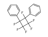 hexafluoro-1,2-diphenylcyclobutane Structure
