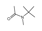 N-t-butyl-N-methylacetamide结构式