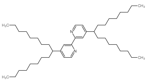 4,4’-二(1-辛基壬基)-2,2’-联吡啶结构式