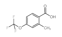 2-甲基-4-(三氟甲氧基)苯甲酸结构式