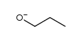 propan-1-ol, deprotonated form结构式