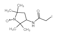 3-(2-碘乙酰氨基)-2,2,5,5-四甲基-1-吡咯烷基氧自由基结构式