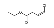 ethyl β-chlorovinylacetate Structure