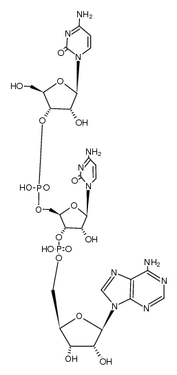 cytidylyl-cytidylyl-adenosine结构式