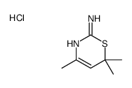 4,6,6-trimethyl-1,3-thiazin-2-amine,hydrochloride Structure