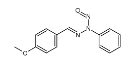 4-methoxy-benzaldehyde-(nitroso-phenyl-hydrazone)结构式