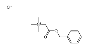 trimethyl-(2-oxo-2-phenylmethoxyethyl)azanium,chloride结构式