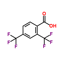 2,4-双(三氟甲基)苯甲酸结构式