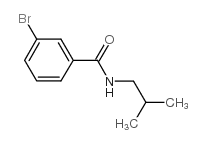3-溴-N-异丁基苯甲酰胺结构式