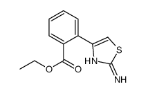 ETHYL 2-(2-AMINO-1,3-THIAZOL-4-YL)BENZENECARBOXYLATE结构式