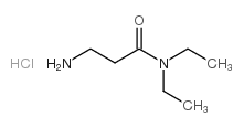 3-氨基-N,N-二乙基丙酰胺盐酸盐结构式