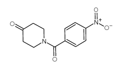 1-(4-Nitrobenzoyl)tetrahydro-4(1H)-pyridinone Structure