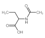 Acetyl-D-2-aminobutyric acid Structure