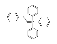 triphenyl(phenylsulfanylmethylidene)-λ5-phosphane结构式