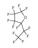 perfluoro(2-ethyltetrahydrofuran)结构式