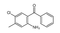 (2-amino-5-chloro-4-methylphenyl)-phenylmethanone结构式