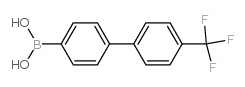4'-(三氟甲基)联苯-4-硼酸结构式