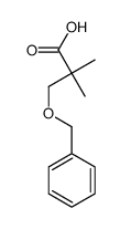3-benzyloxy-2,2-dimethylpropanoic acid Structure