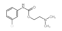 Carbanilic acid, m-chloro-, 2-(dimethylamino)ethyl ester (6CI,7CI,8CI)结构式