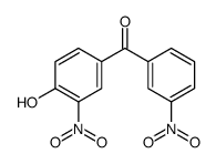 (4-hydroxy-3-nitrophenyl)-(3-nitrophenyl)methanone Structure