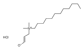 dodecyl-(3-hydroxyprop-2-enyl)-dimethylazanium,chloride结构式