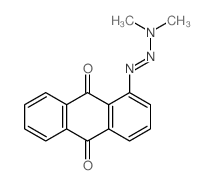 1-dimethylaminodiazenylanthracene-9,10-dione结构式
