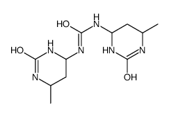 1,3-bis(6-methyl-2-oxo-1,3-diazinan-4-yl)urea结构式