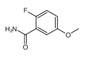 2-氟-5-甲氧基苯甲酰胺结构式