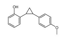 2-[2-(4-methoxyphenyl)cyclopropyl]phenol结构式