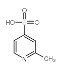2-Methylpyridine-4-sulfonic acid structure
