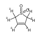 3-环丁二烯-D6结构式