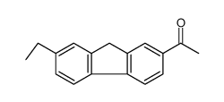 1-(7-ethyl-9H-fluoren-2-yl)ethanone结构式
